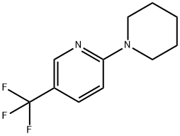 2-PIPERIDIN-1-YL-5-(TRIFLUOROMETHYL)PYRIDINE Struktur