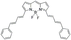 (E,E)-3,5-BIS-(4-PHENYL-1,3-BUTADIENYL)-4,4-DIFLUORO-4-BORA-3A,4A-DIAZA-S-INDACENE Struktur