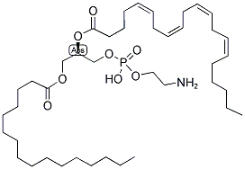 1-PALMITOYL-2-ARACHIDONOYL-SN-GLYCERO-3-PHOSPHOETHANOLAMINE Struktur