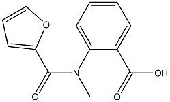 2-[(FURAN-2-CARBONYL)-METHYL-AMINO]-BENZOIC ACID Struktur