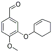 3-(2-CYCLOHEXENYLOXY)-4-METHOXYBENZENECARBALDEHYDE Struktur