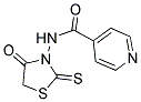 N-(4-OXO-2-THIOXO-1,3-THIAZOLIDIN-3-YL)ISONICOTINAMIDE Struktur