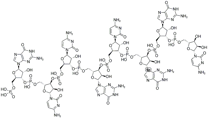 GCCGCGGC, 5'-PHOSPHORYLATED Struktur