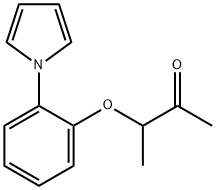 3-[2-(1H-PYRROL-1-YL)PHENOXY]-2-BUTANONE Struktur