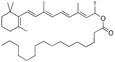 RETINYL PALMITATE, [RETINOL 15-3H] Struktur