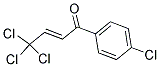 4,4,4-TRICHLORO-1-(4-CHLOROPHENYL)BUT-2-EN-1-ONE Struktur