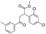 METHYL 2-(2,4-DICHLOROPHENYL)-4-(3-METHYLPHENYL)-4-OXOBUTANOATE Struktur