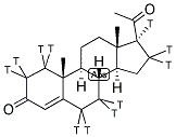 PROGESTERONE [1,2,6,7,16,17-3H(N)]- Struktur