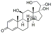 1,4-PREGNADIEN-11-BETA, 17,20-ALPHA, 21-TETROL-3-ONE Struktur