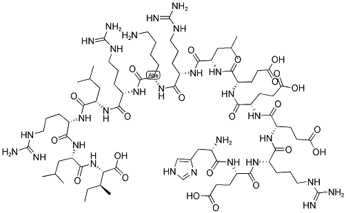 HIS-GLU-ARG-GLU-GLU-GLU-LEU-ARG-LYS-ARG-LEU-ARG-LEU-ILE Struktur