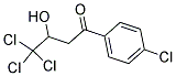 4,4,4-TRICHLORO-1-(4-CHLOROPHENYL)-3-HYDROXYBUTAN-1-ONE Struktur