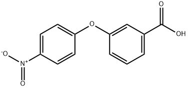 3-(4-NITROPHENOXY)BENZOIC ACID Struktur