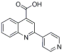 2-PYRIDIN-4-YL-QUINOLINE-4-CARBOXYLIC ACID Struktur