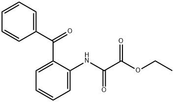 ETHYL 2-(2-BENZOYLANILINO)-2-OXOACETATE Struktur