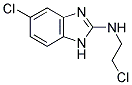 5-CHLORO-N-(2-CHLOROETHYL)-1H-BENZIMIDAZOL-2-AMINE Struktur