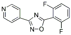 4-[5-(2,6-DIFLUOROPHENYL)-1,2,4-OXADIAZOL-3-YL]PYRIDINE Struktur