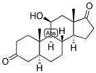 5-ALPHA-ANDROSTAN-11-BETA-OL-3,17-DIONE Struktur