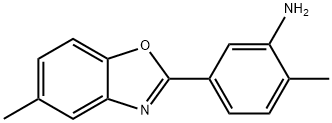 2-METHYL-5-(5-METHYL-BENZOOXAZOL-2-YL)-PHENYLAMINE Struktur