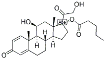 1,4-PREGNADIEN-11-BETA, 17,21-TRIOL-3,20-DIONE 17-VALERATE Struktur