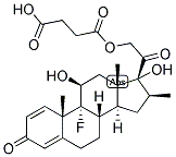 1,4-PREGNADIEN-9-ALPHA-FLUORO-16-BETA-METHYL-11-BETA, 17,21-TRIOL-3,20-DIONE 21-HEMISUCCINATE Struktur