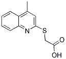 (4-METHYL-QUINOLIN-2-YLSULFANYL)-ACETIC ACID Struktur