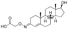 4-ANDROSTEN-17-BETA-OL-3-ONE 3-CARBOXYMETHYLOXIME : BSA Struktur