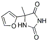 5-(2-FURYL)-5-METHYLIMIDAZOLIDINE-2,4-DIONE Struktur