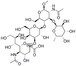 SIALYL LEWIS X, METHYL GLYCOSIDE Struktur