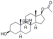 5-ALPHA-ANDROSTAN-3-BETA, 17-BETA-DIOL 17-ACETATE Struktur