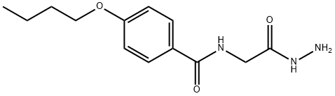 4-BUTOXY-N-(2-HYDRAZINO-2-OXOETHYL)BENZAMIDE Struktur