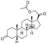 21-ACETOXYPREGNANEDIONE Struktur