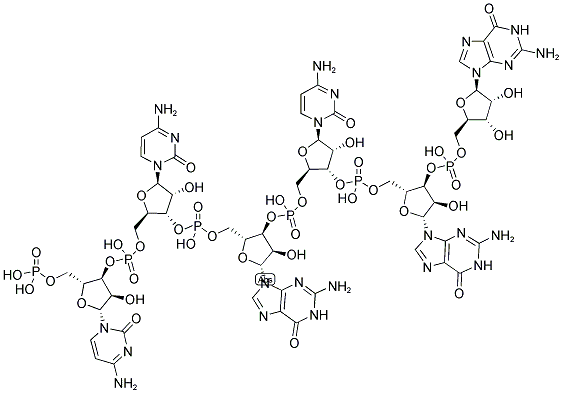 CCGCGG, 5'-PHOSPHORYLATED Struktur