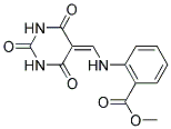 METHYL 2-{[(2,4,6-TRIOXOTETRAHYDROPYRIMIDIN-5(2H)-YLIDENE)METHYL]AMINO}BENZOATE Struktur