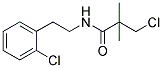 N1-(2-CHLOROPHENETHYL)-3-CHLORO-2,2-DIMETHYLPROPANAMIDE Struktur