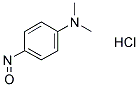 N,N-DIMETHYL-P-NITROSOANILINE HYDROCHLORIDE Struktur