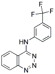 N-(1,2,3-BENZOTRIAZIN-4-YL)-N-[3-(TRIFLUOROMETHYL)PHENYL]AMINE Struktur