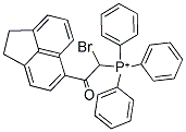 [1-BROMO-2-(1,2-DIHYDROACENAPHTHYLEN-5-YL)-2-OXOETHYL](TRIPHENYL)PHOSPHONIUM Structure