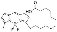 4,4-DIFLUORO-5-METHYL-4-BORA-3A,4A-DIAZA-S-INDACENE-3-DODECANOIC ACID Struktur