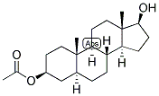 5-ALPHA-ANDROSTAN-3-BETA, 17-BETA-DIOL 3-ACETATE Struktur