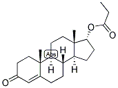 4-ANDROSTEN-17-ALPHA-OL-3-ONE PROPIONATE Struktur