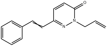 2-ALLYL-6-STYRYL-3(2H)-PYRIDAZINONE Struktur