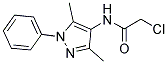 2-CHLORO-N-(3,5-DIMETHYL-1-PHENYL-1H-PYRAZOL-4-YL)ACETAMIDE Struktur