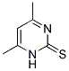 4,6-DIMETHYL-2-THIOPYRIMIDINE Structure