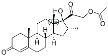 16-ALPHA-METHYL SUBSTANCE 'S' ACETATE Struktur