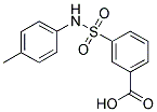 3-P-TOLYLSULFAMOYL-BENZOIC ACID Struktur