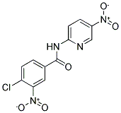 N1-(5-NITRO-2-PYRIDYL)-4-CHLORO-3-NITROBENZAMIDE Struktur