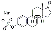 1,3,5(10), 7-ESTRATETRAEN-3-OL-17-ONE SULPHATE, SODIUM SALT Struktur