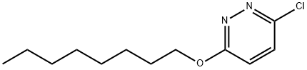 3-CHLORO-6-(OCTYLOXY)PYRIDAZINE Struktur