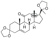 11-KETOPROGESTERONE DIETHYLENEKETAL Struktur