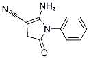 2-AMINO-5-OXO-1-PHENYL-4,5-DIHYDRO-1H-PYRROLE-3-CARBONITRILE Struktur